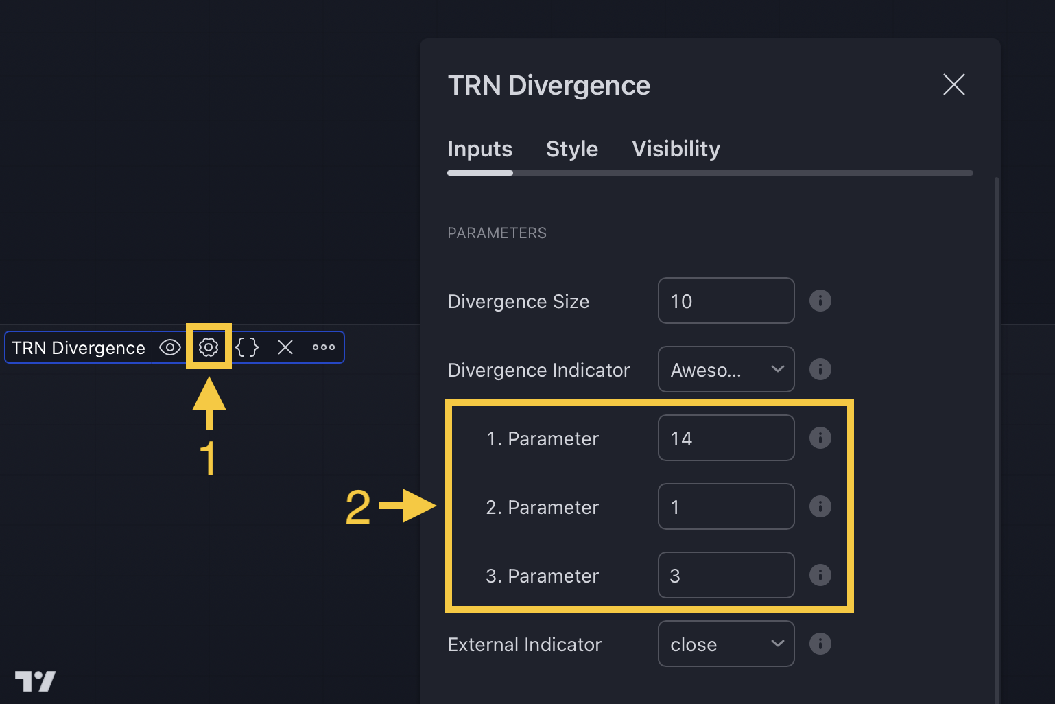 SMT/Divergence Suite Set Parameters