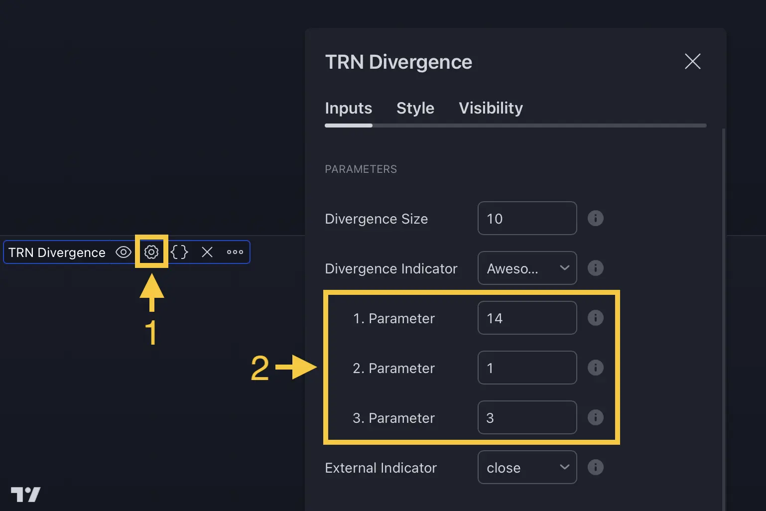 SMT/Divergence Suite Parameter Settings