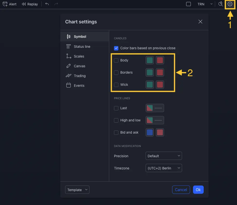 How to setup Trend Bars Pro with proper configuration