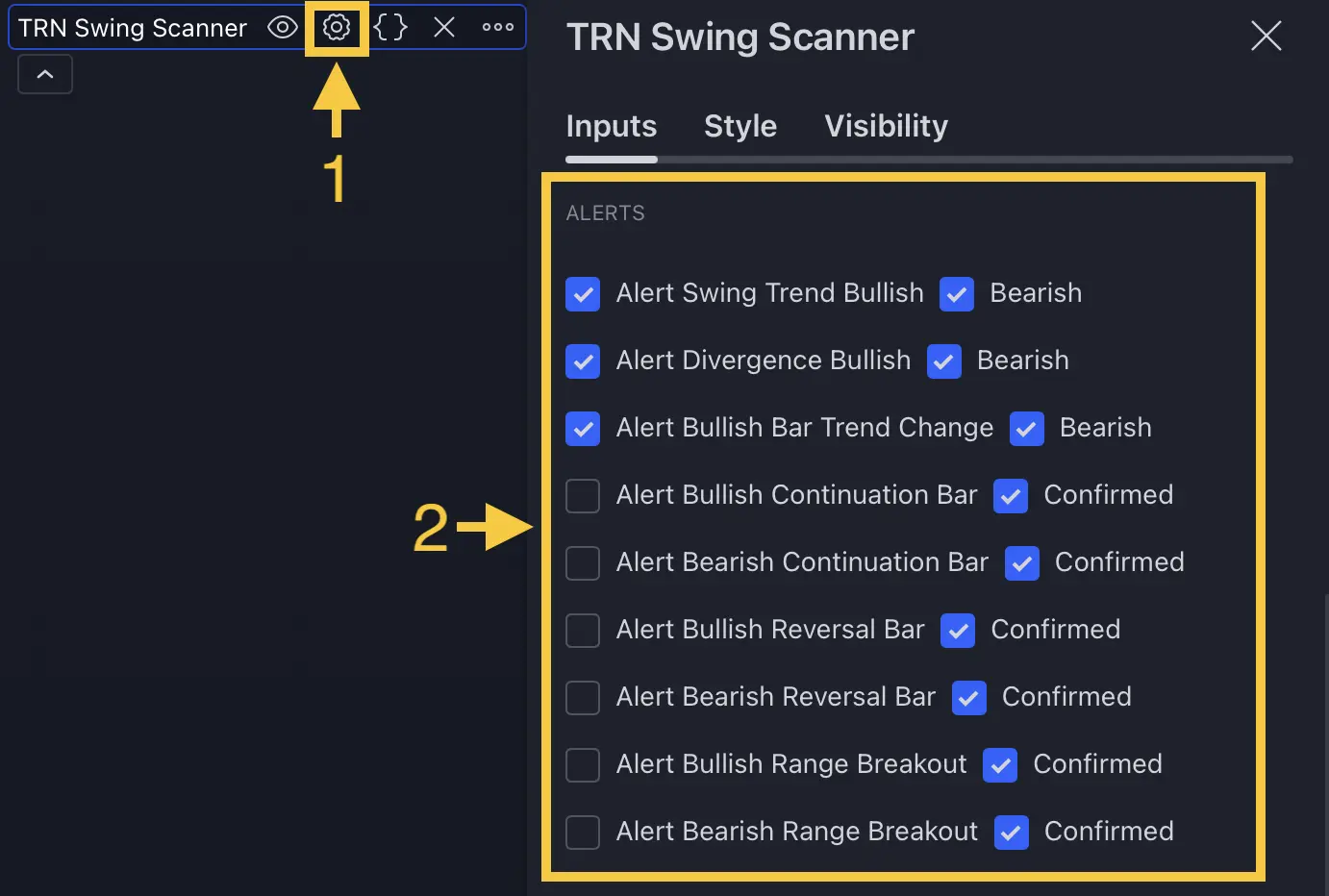 Alert Configuration Interface